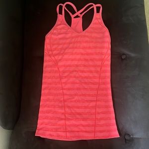 Zella Hot Pink Athletic Tank with Built In Bra